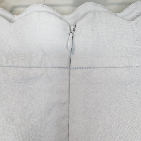 J.McLaughlin White Scallop Hem Skirt – Size 8 - Picture 6 of 8